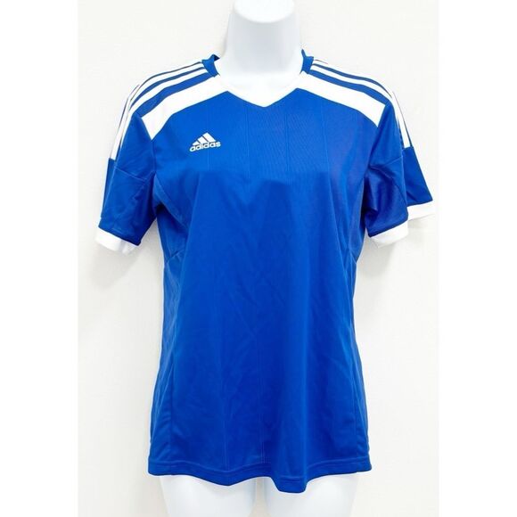 NWT Adidas Women's Climacool Regista 14 Size Small Soccer Jersey Cobalt Blue - Picture 4 of 13
